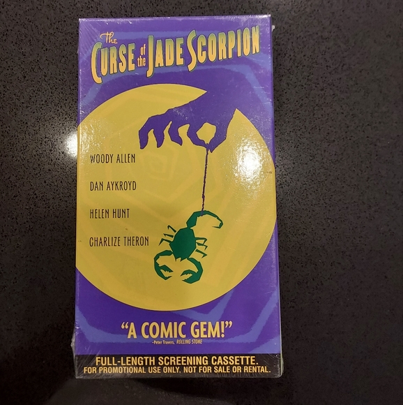 THE CURSE OF THE JADE SCORPION VHS SEALED SCREENING CASSETTE - Picture 1 of 4